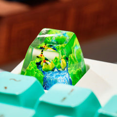 Ampharos Pokemon Artisan Keycap