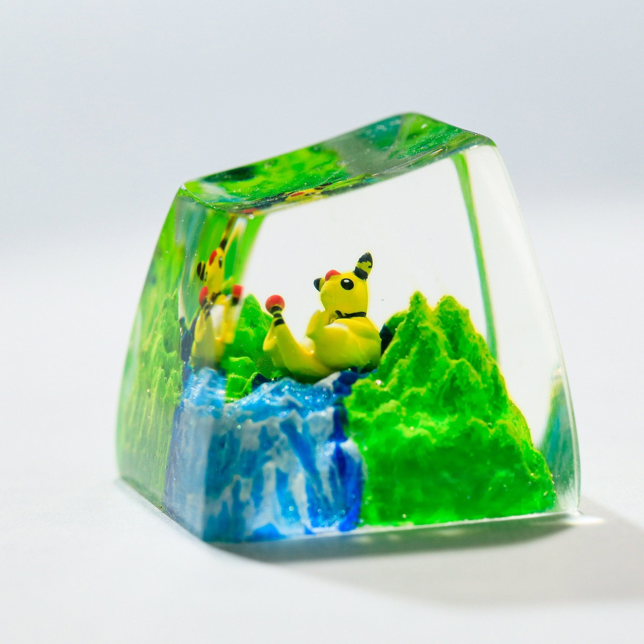 Ampharos Pokemon Artisan Keycap