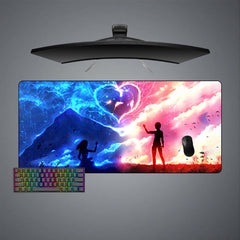 Anime Love Design M-XXL Size Gaming Mouse Pad, Computer Desk Mat