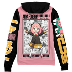 Anya Forger Spy x Family Streetwear Zip Hoodie Jacket