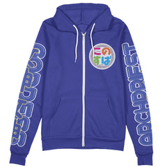 Aqua Konosuba Streetwear Zip Hoodie Jacket