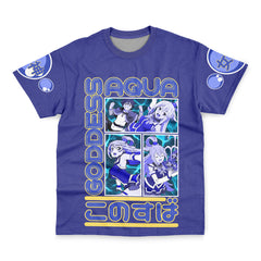 Aqua Konosuba Streetwear T-Shirt