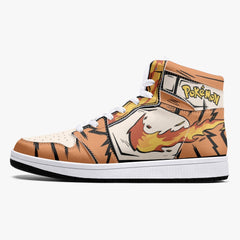 Arcanine Pokemon Mid 1 Basketball Shoes