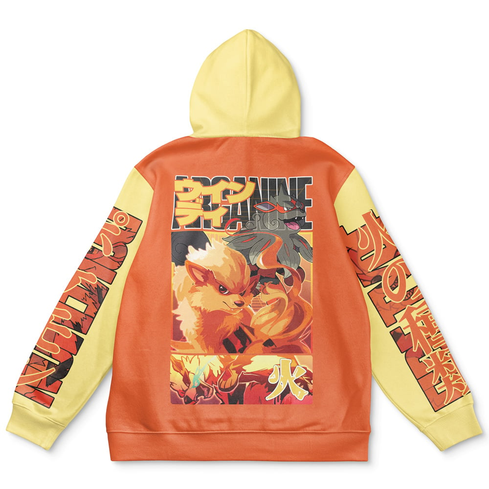 Arcanine Pokemon Streetwear Hoodie