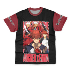 Archer x Emiya Fate Stay Night Unlimited Blade Works Streetwear T-Shirt