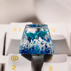 Articuno Pokemon Artisan Keycap