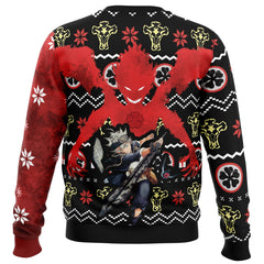 Asta Demon Black Clover Ugly Christmas Sweater