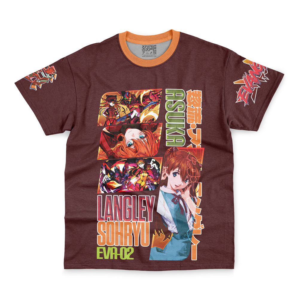 Asuka Langley Sohryu V2 Eva Streetwear T-Shirt