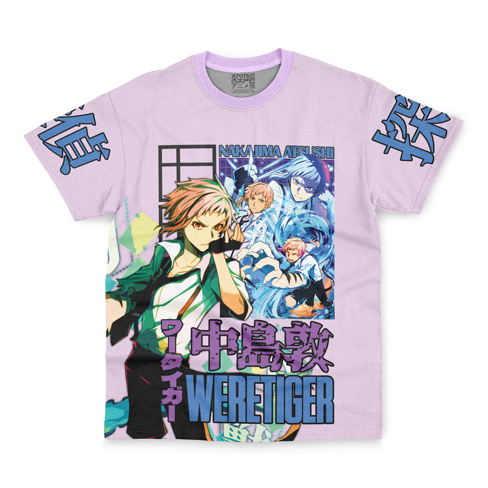 Nakajima Atsushi Bungou Stray Dogs Streetwear T-Shirt