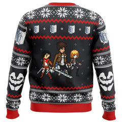 Attack on Titan Colossal Claus Ugly Christmas Sweater