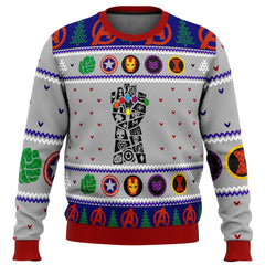 Avengers Gauntlet Ugly Christmas Sweater