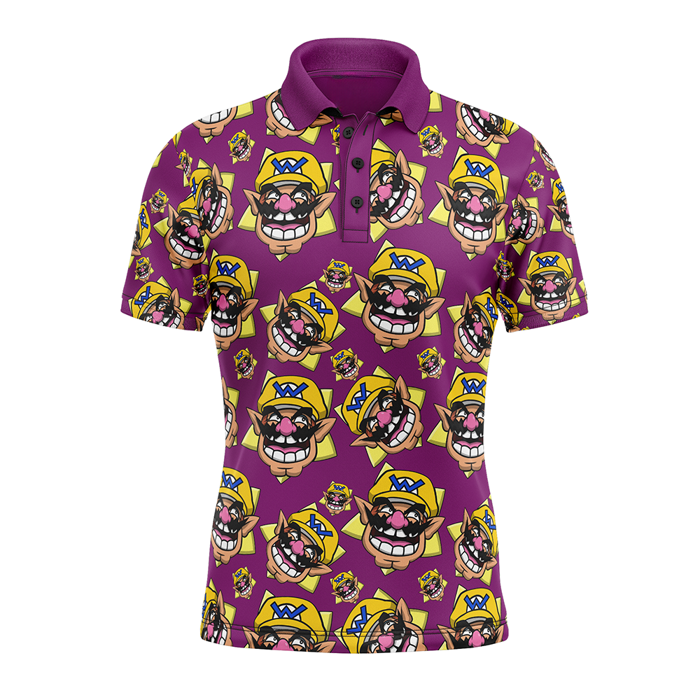 Wario Super Mario Polo Goft Shirt