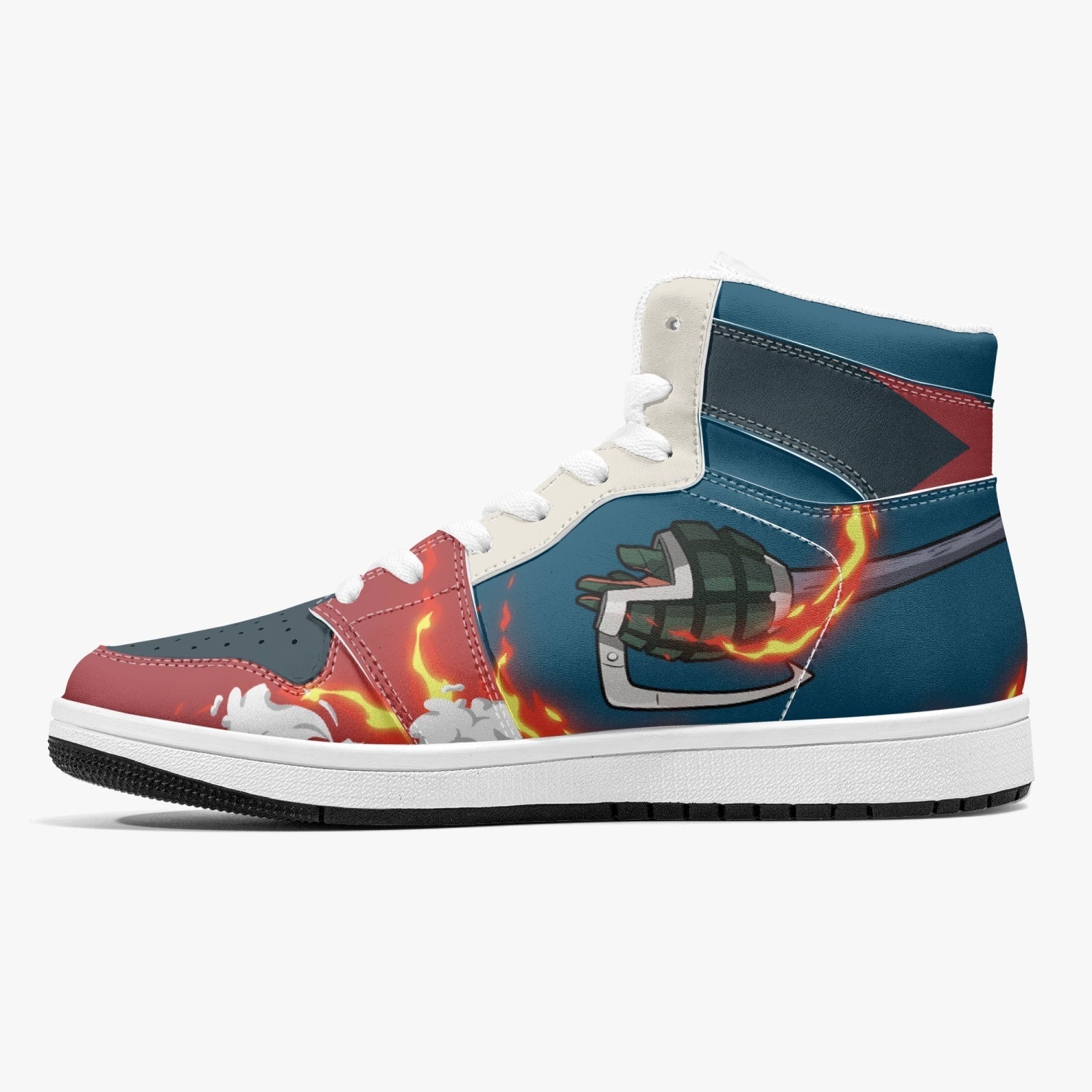 Bakugo Hand My Hero Academia Mid 1 Basketball Shoes