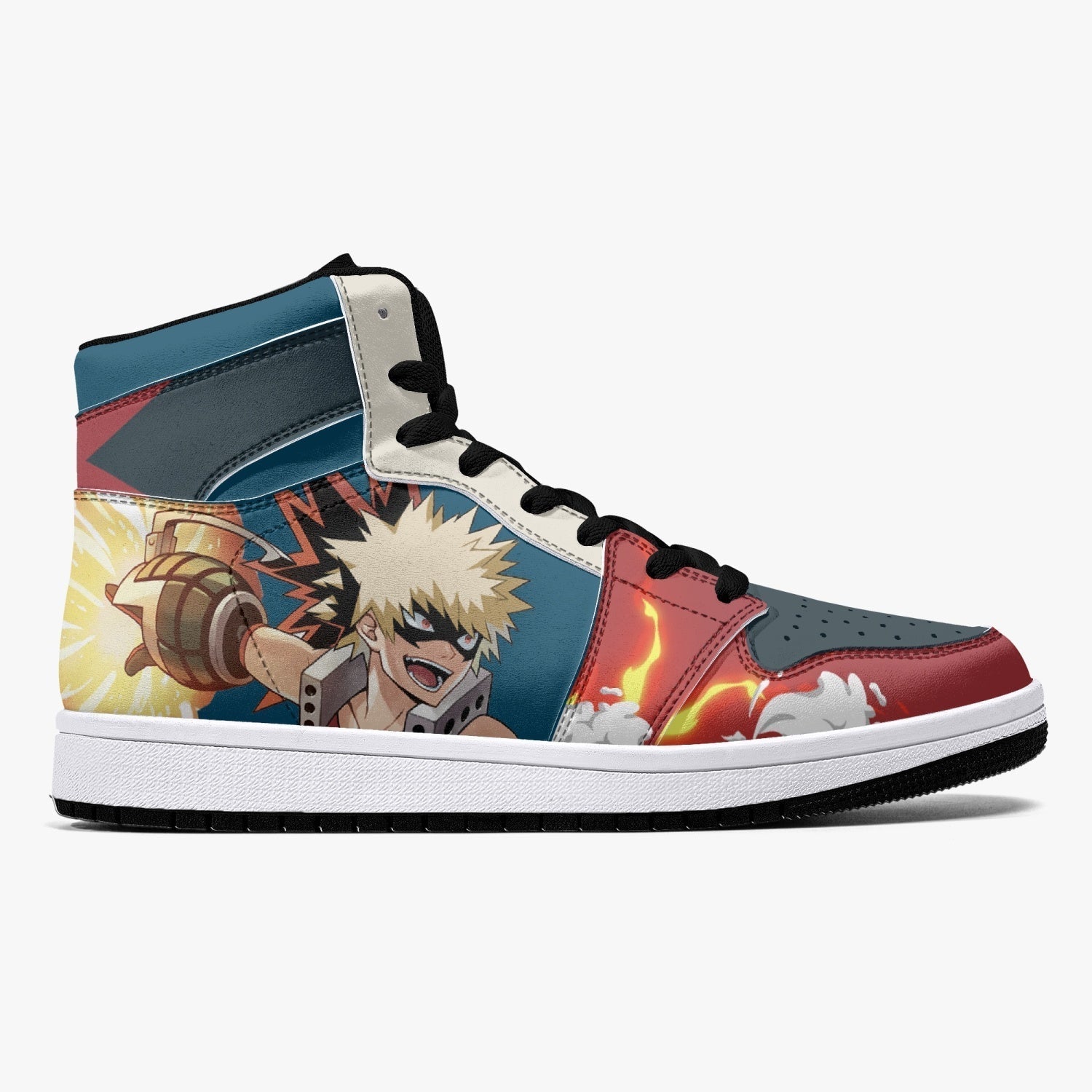 Bakugo Hand My Hero Academia Mid 1 Basketball Shoes