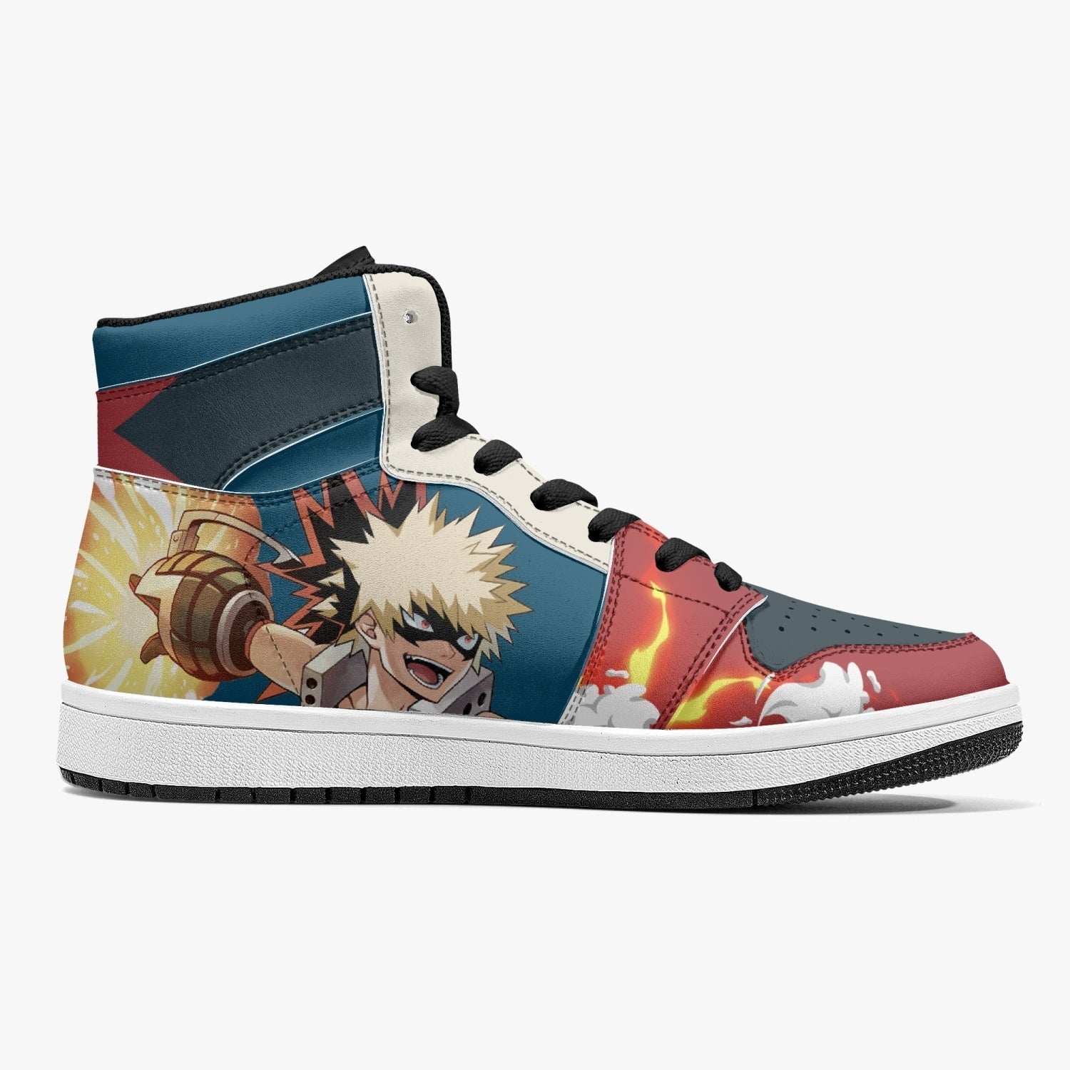 Bakugo Hand My Hero Academia Mid 1 Basketball Shoes