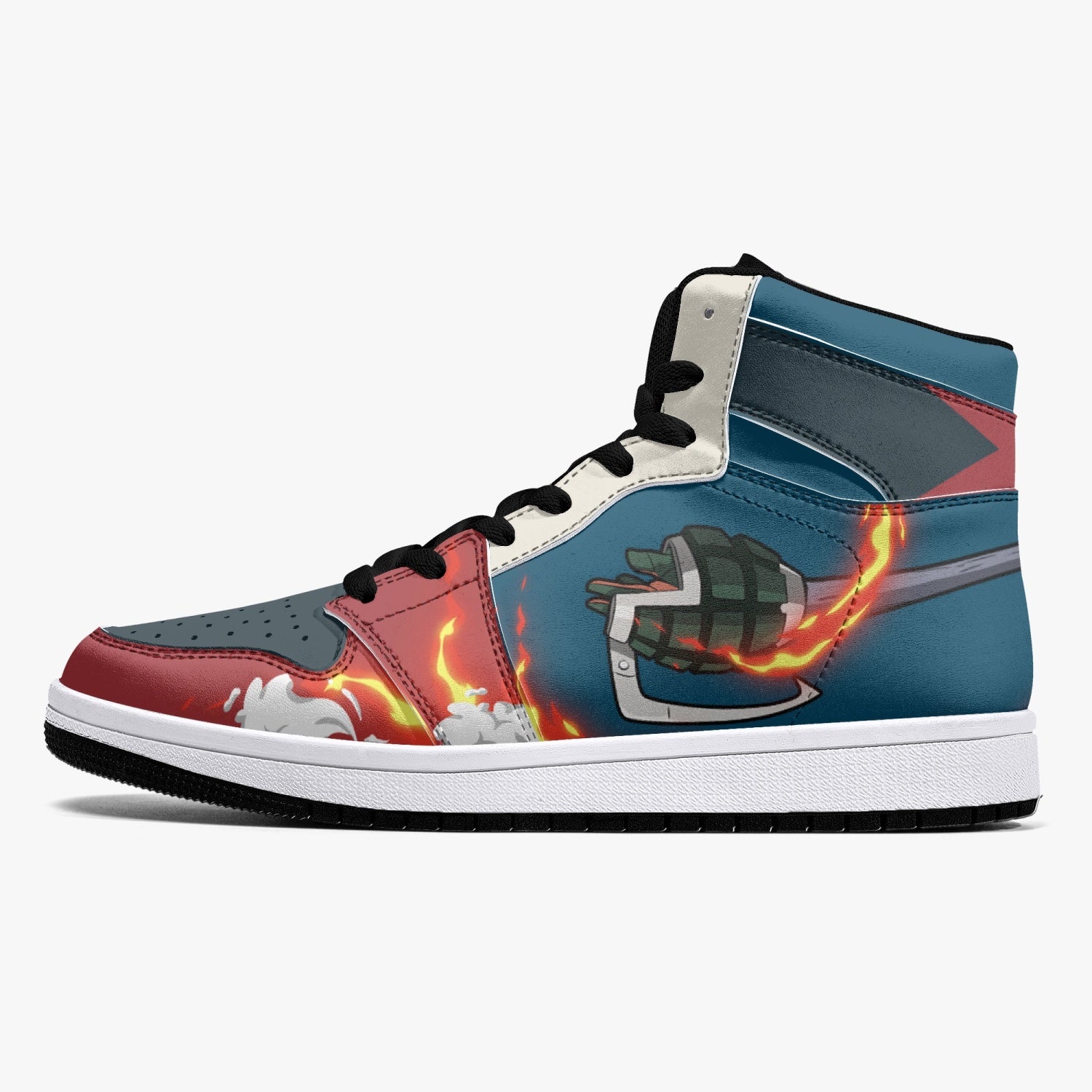 Bakugo Hand My Hero Academia Mid 1 Basketball Shoes