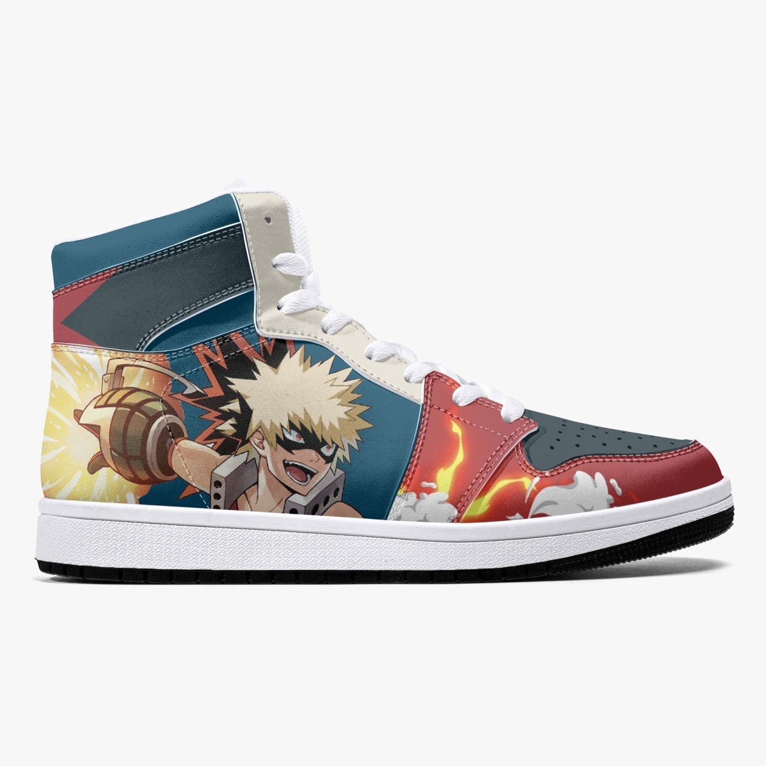 Bakugo Hand My Hero Academia Mid 1 Basketball Shoes