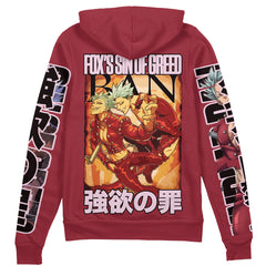 Ban Seven Deadly Sins Streetwear Zip Hoodie Jacket