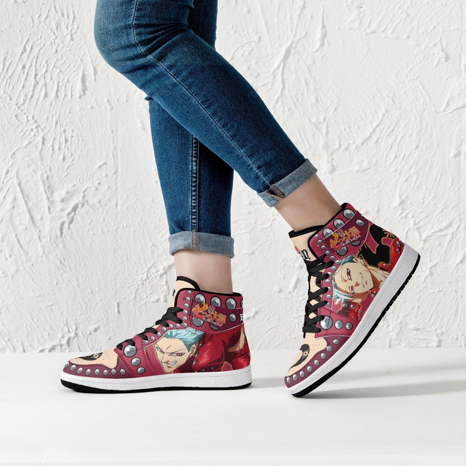 Ban Seven Deadly Sins Mid 1 Basketball Shoes