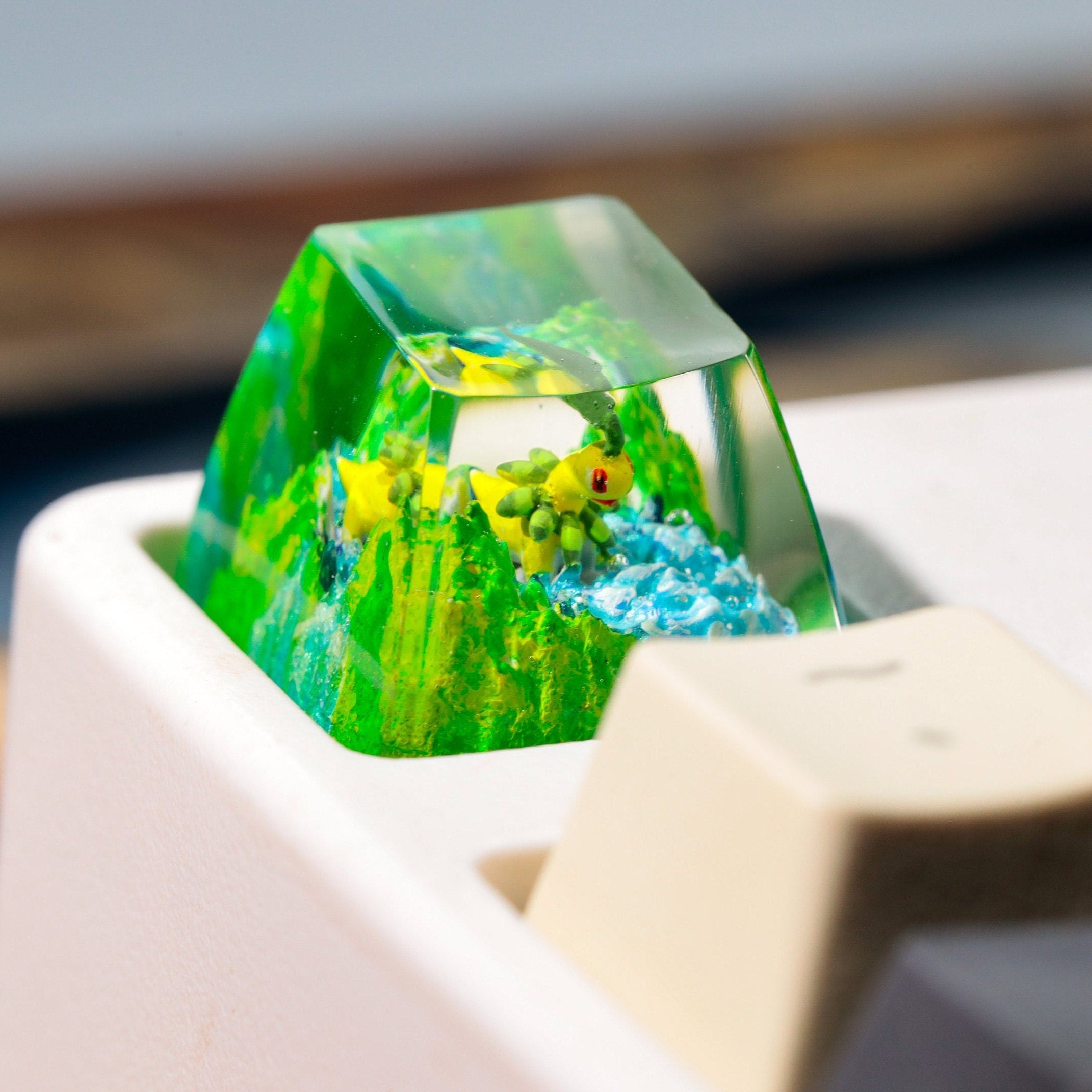 Bayleef Pokemon Artisan Keycap