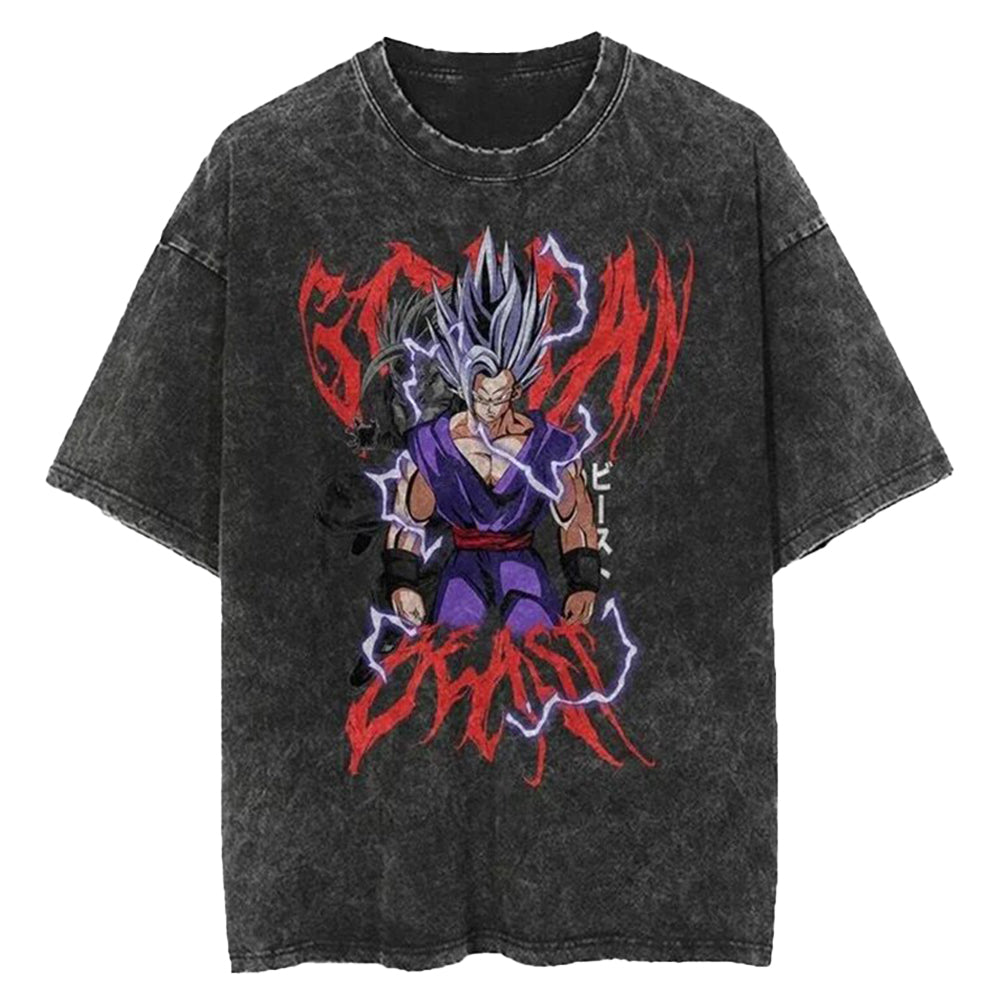 Nysekai "Beast" Vintage Oversized T Shirt