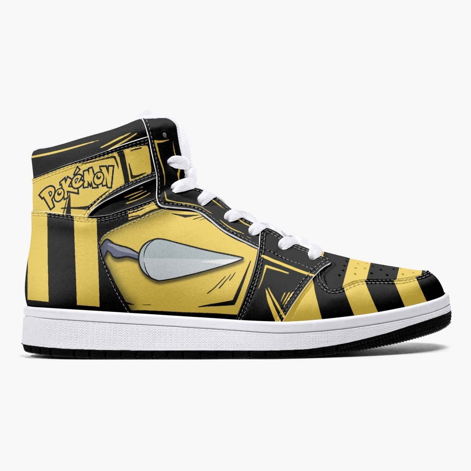 Beedrill Pokemon Mid 1 Basketball Shoes