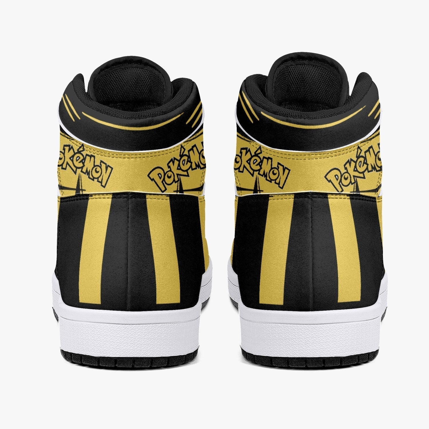 Beedrill Pokemon Mid 1 Basketball Shoes