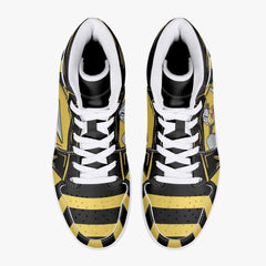 Beedrill Pokemon Mid 1 Basketball Shoes