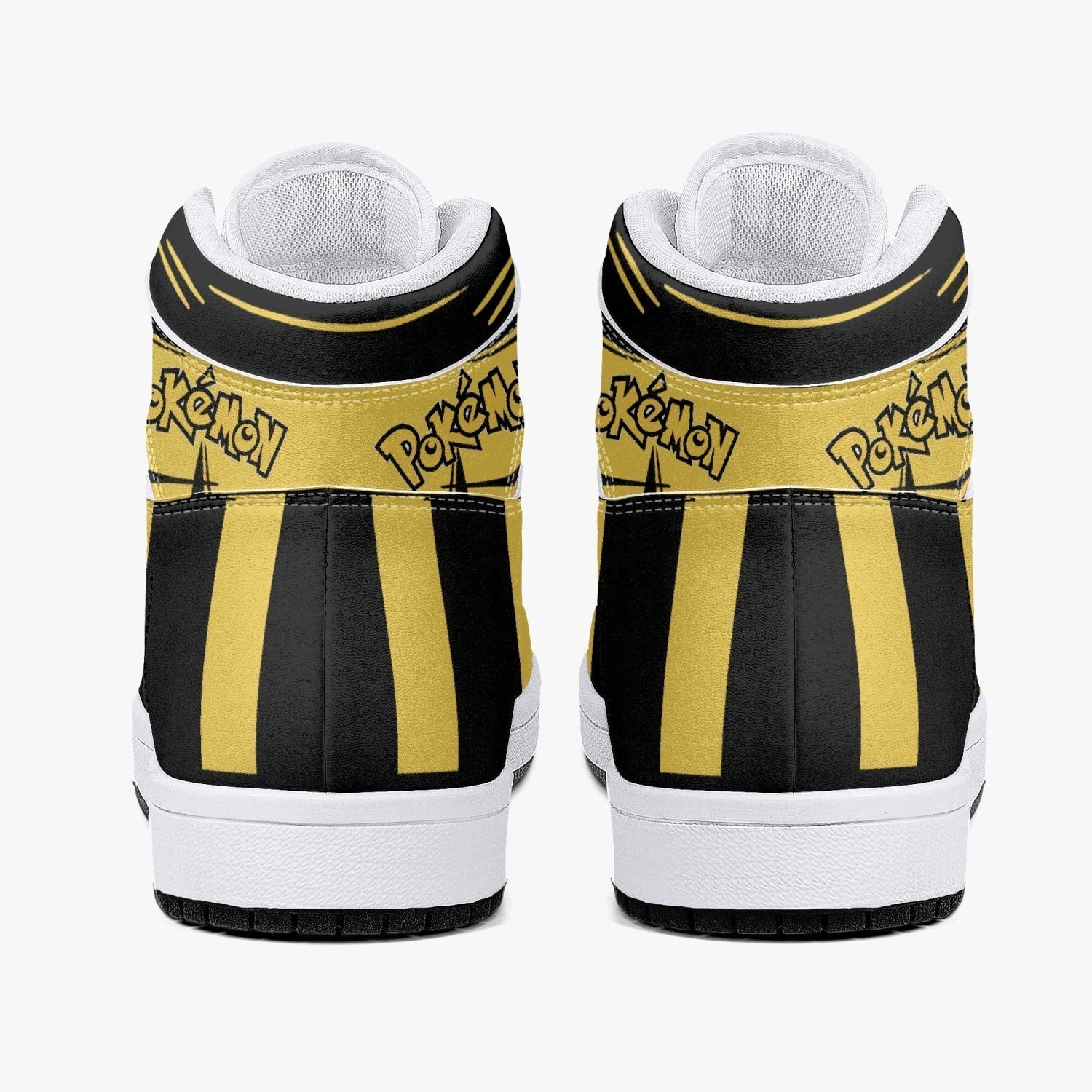 Beedrill Pokemon Mid 1 Basketball Shoes