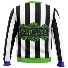 Beetle Juice Ugly Christmas Sweater