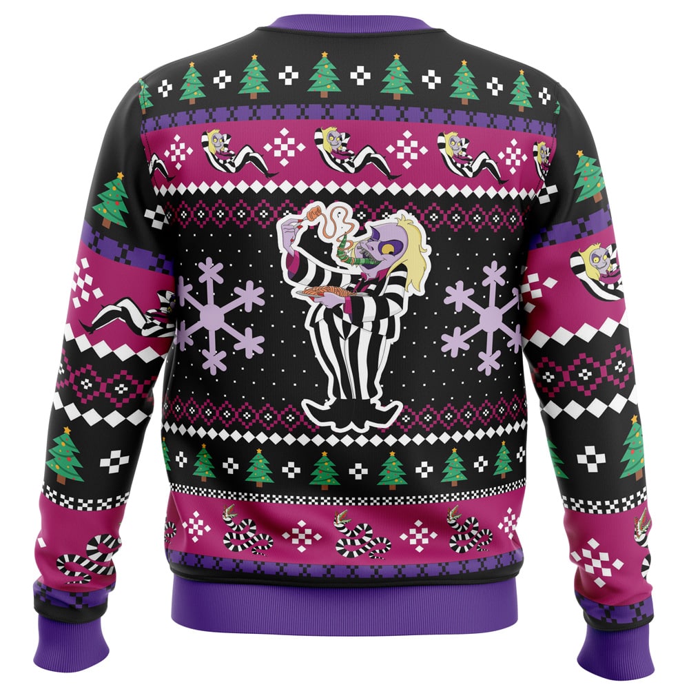 Beetleguise Beetlejuice Ugly Christmas Sweater