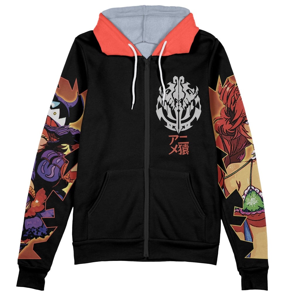 Lupusregina Beta Pleiades Overlord Streetwear Zip Hoodie Jacket