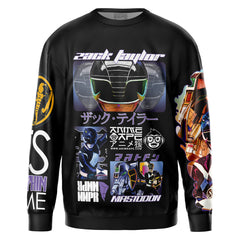 Black Ranger Mighty Morphin Power Rangers Streetwear Sweatshirt
