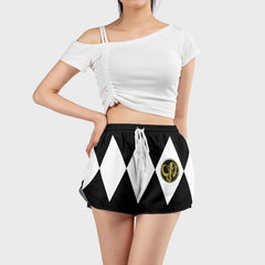 Black Ranger Mighty Morphin Power Rangers Women Board Shorts