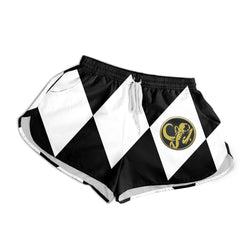 Black Ranger Mighty Morphin Power Rangers Women" Board Shorts