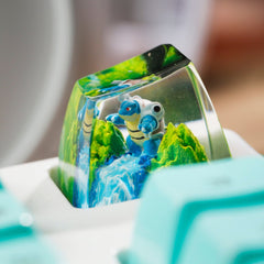 Blastoise Pokemon Artisan Keycap