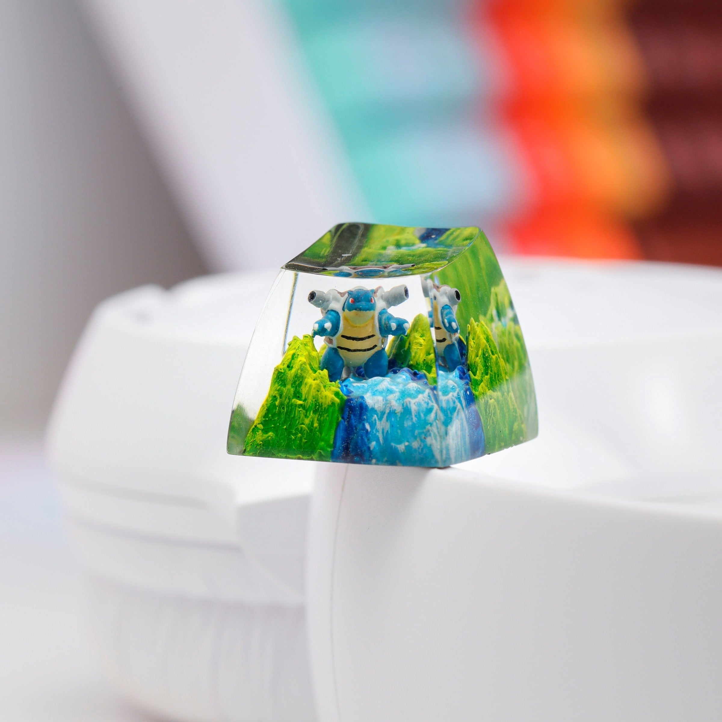 Blastoise Pokemon Artisan Keycap