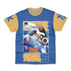 Blastoise Pokemon Streetwear T-Shirt