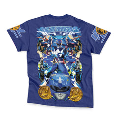 Blue Ranger Mighty Morphin Power Rangers Streetwear T-Shirt