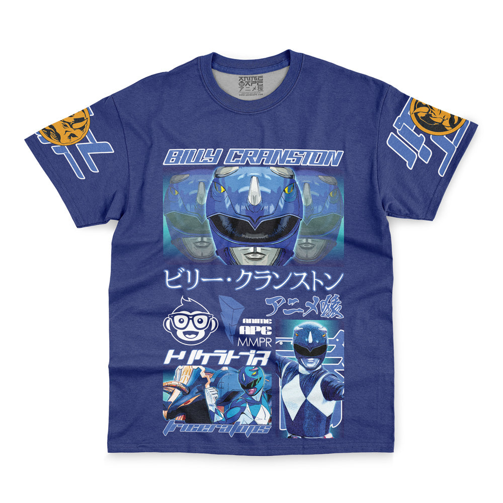 Blue Ranger Mighty Morphin Power Rangers Streetwear T-Shirt