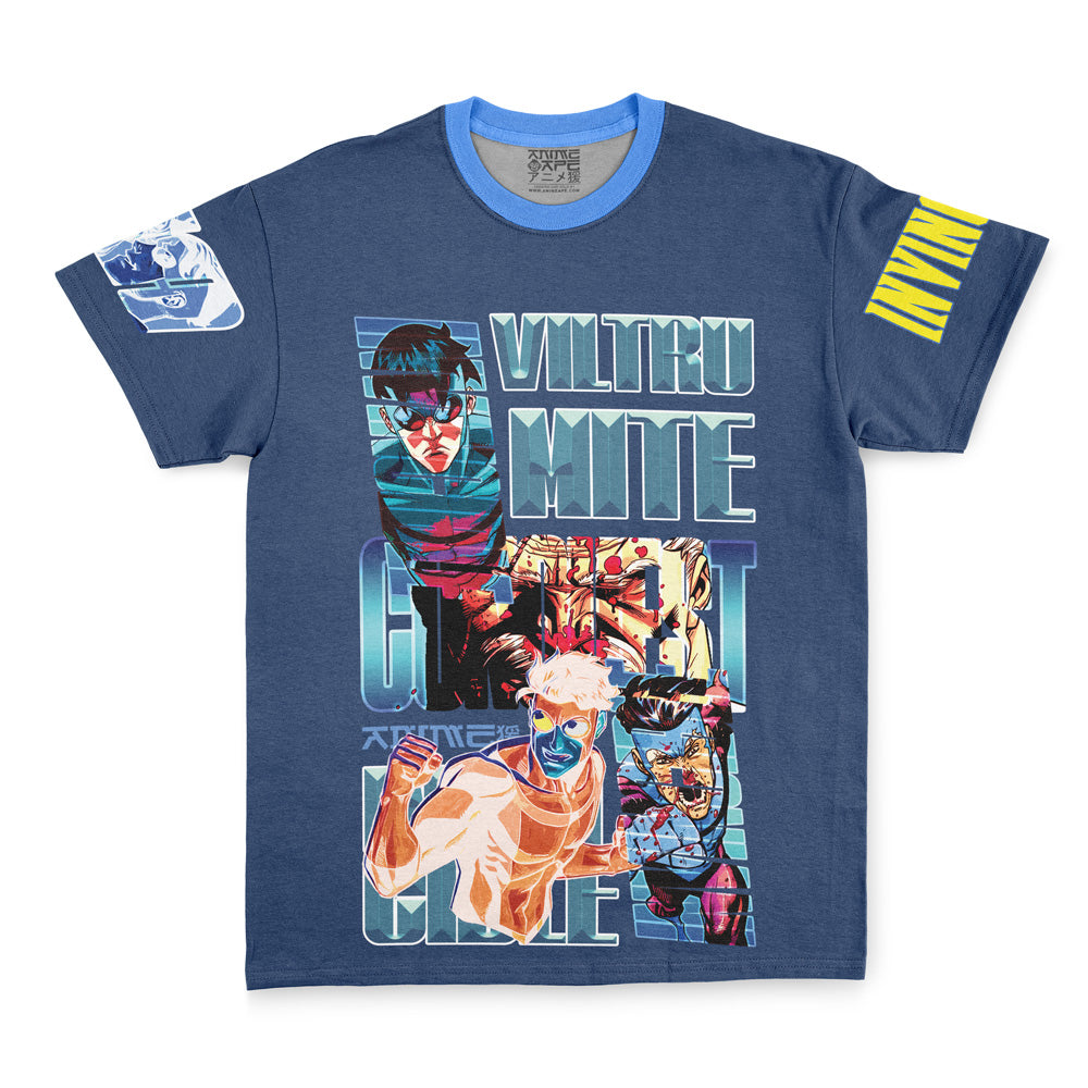 Invincible Blue Invincible Streetwear T-Shirt