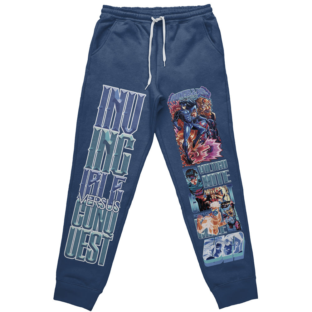 Invincible Blue Invincible Streetwear Sweatpants