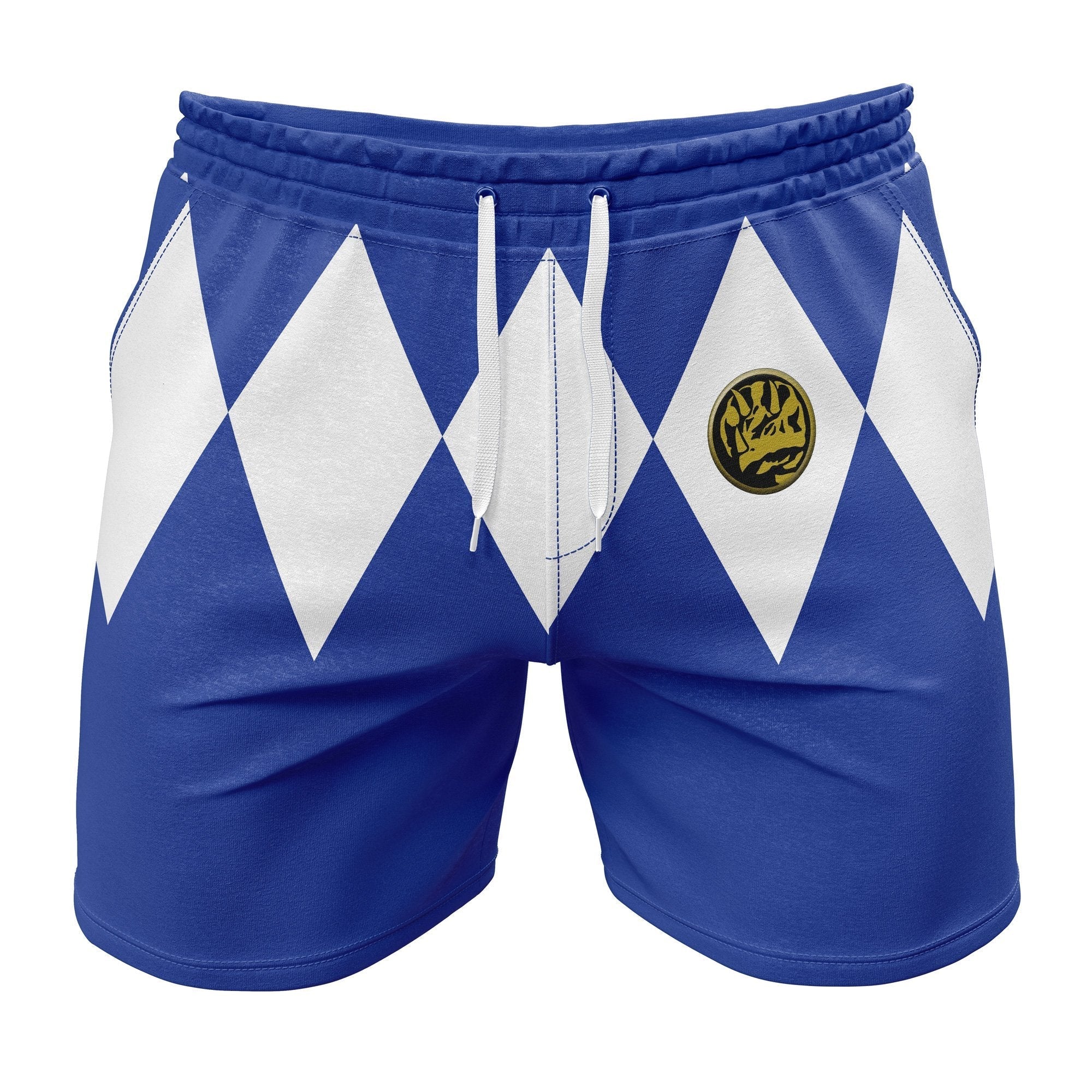 Blue Ranger Mighty Morphin Power Rangers Gym Shorts