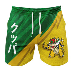 Bowser Mario Bros Gym Shorts