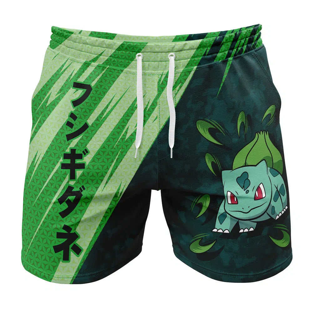 Bulbasaur Attack Pokemon Gym Shorts