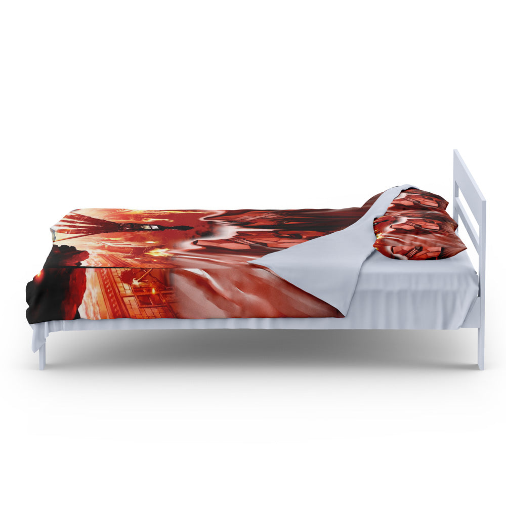 Burning Attack on Titan Bedding Set