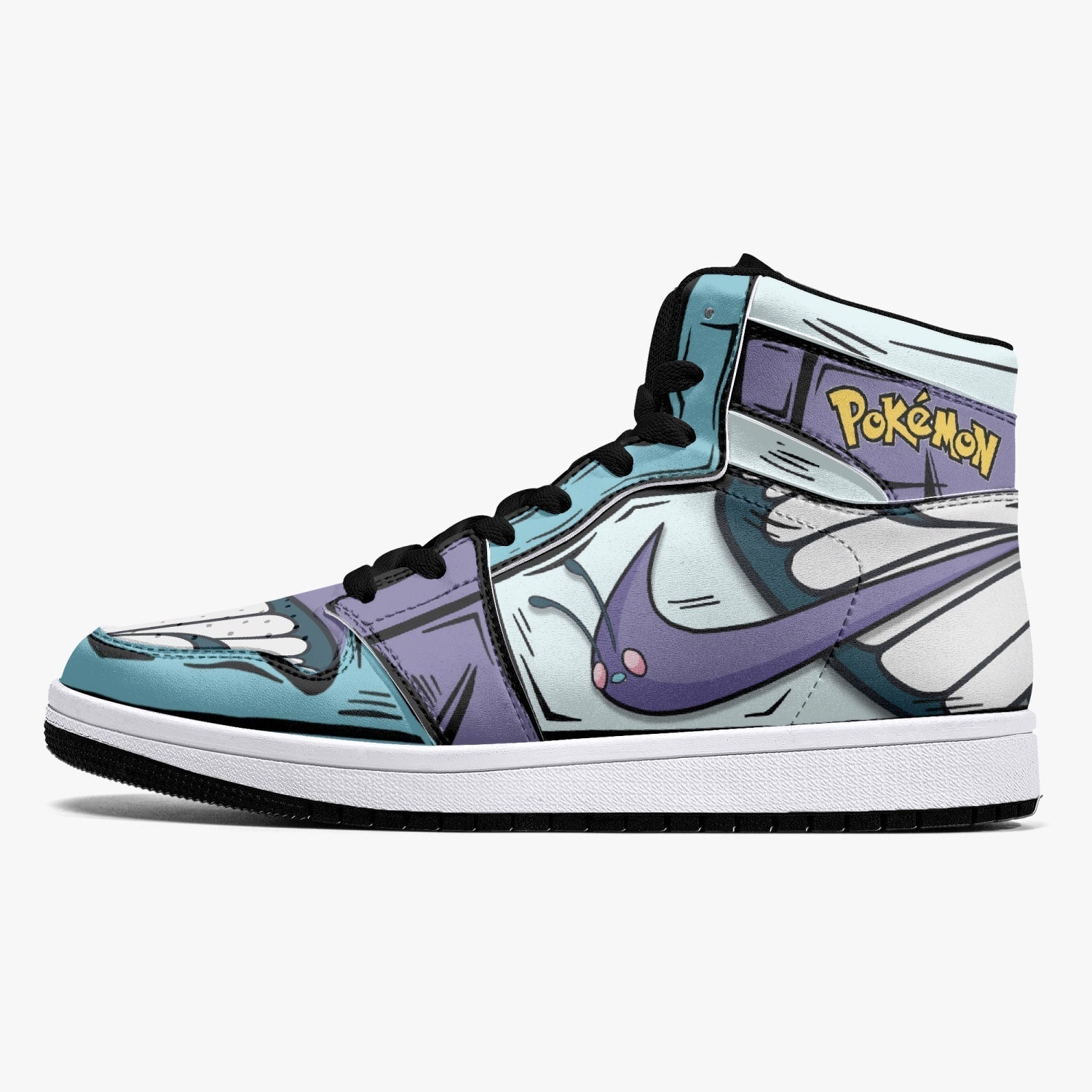 Butterfree Pokemon Mid 1 Basketball Shoes