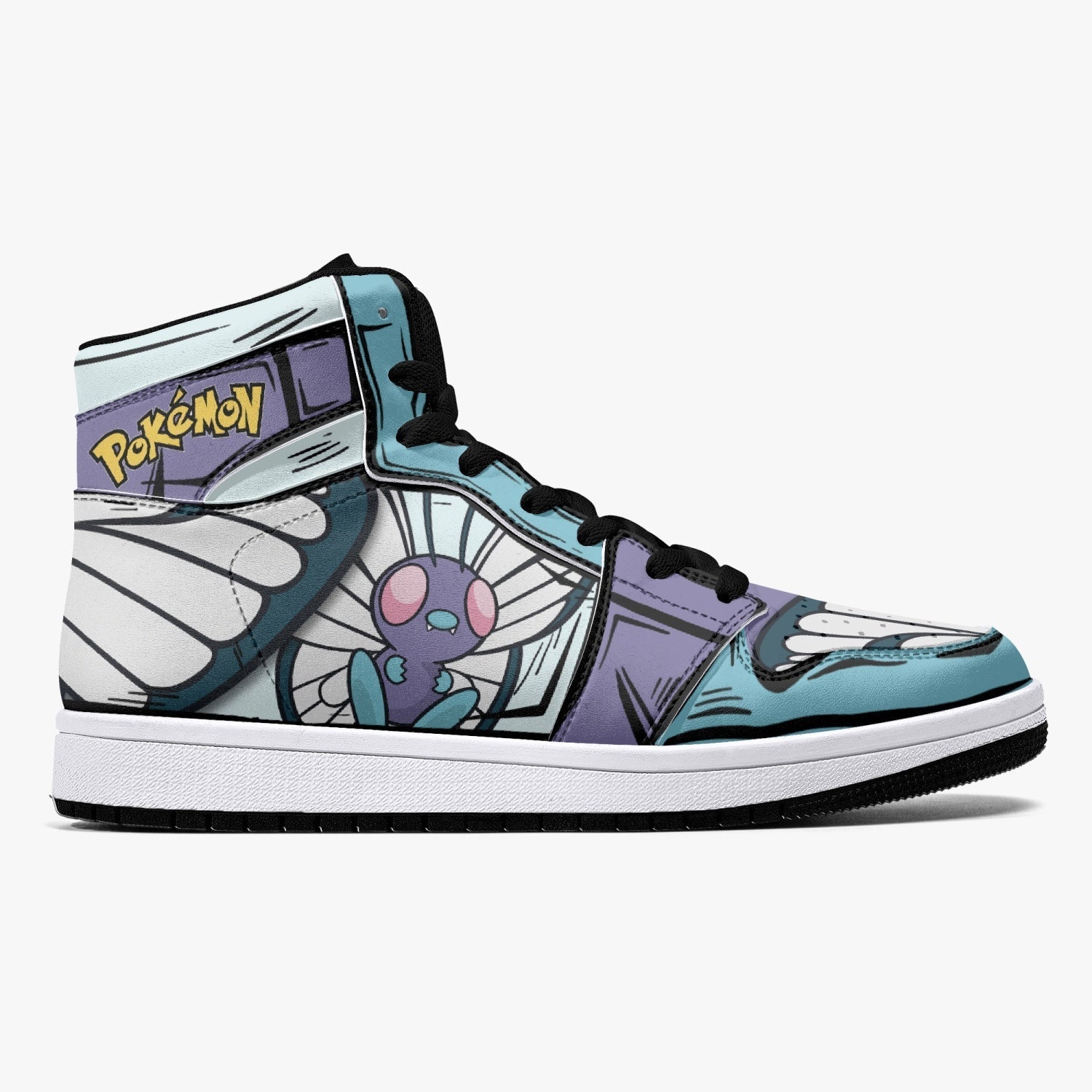 Butterfree Pokemon Mid 1 Basketball Shoes