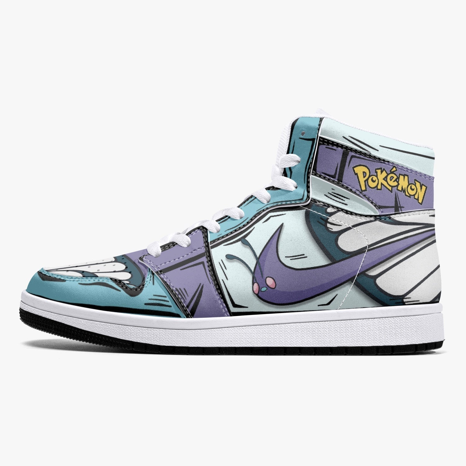 Butterfree Pokemon Mid 1 Basketball Shoes