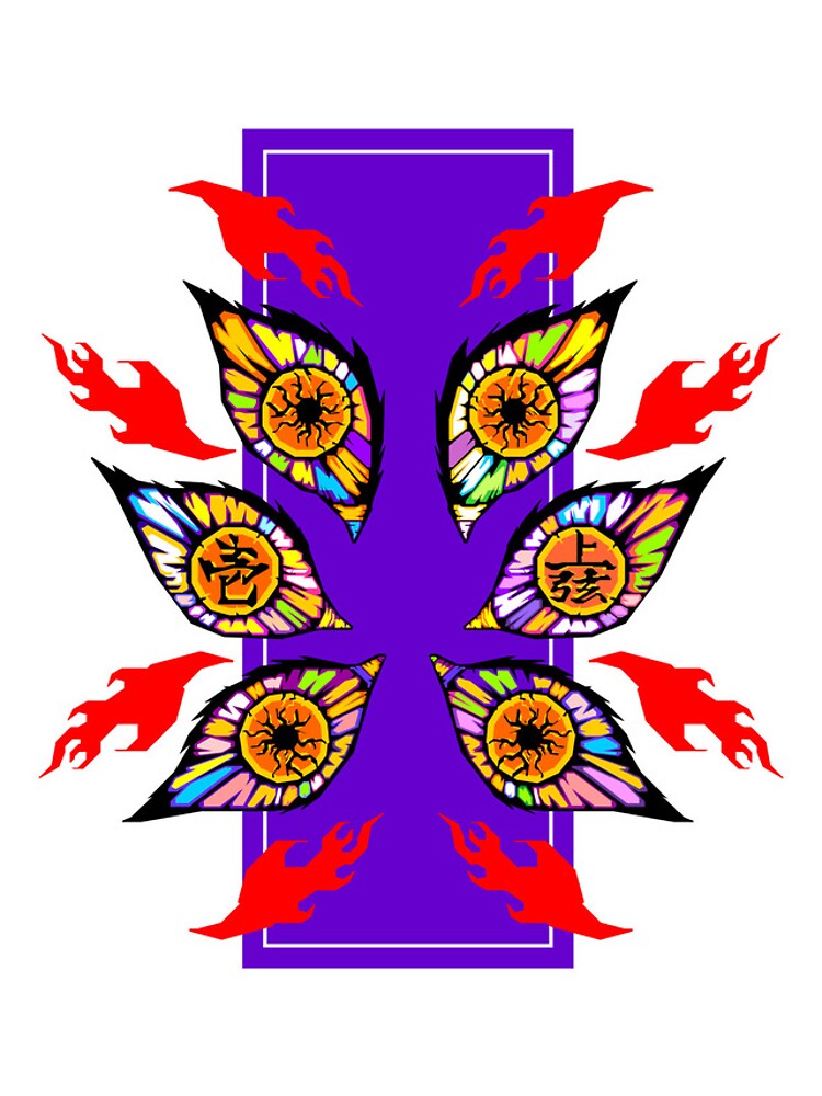 Nysekai "Kokushibo Eyes in Pop Art" Demon Slayer iPhone 11-16 Phone Case
